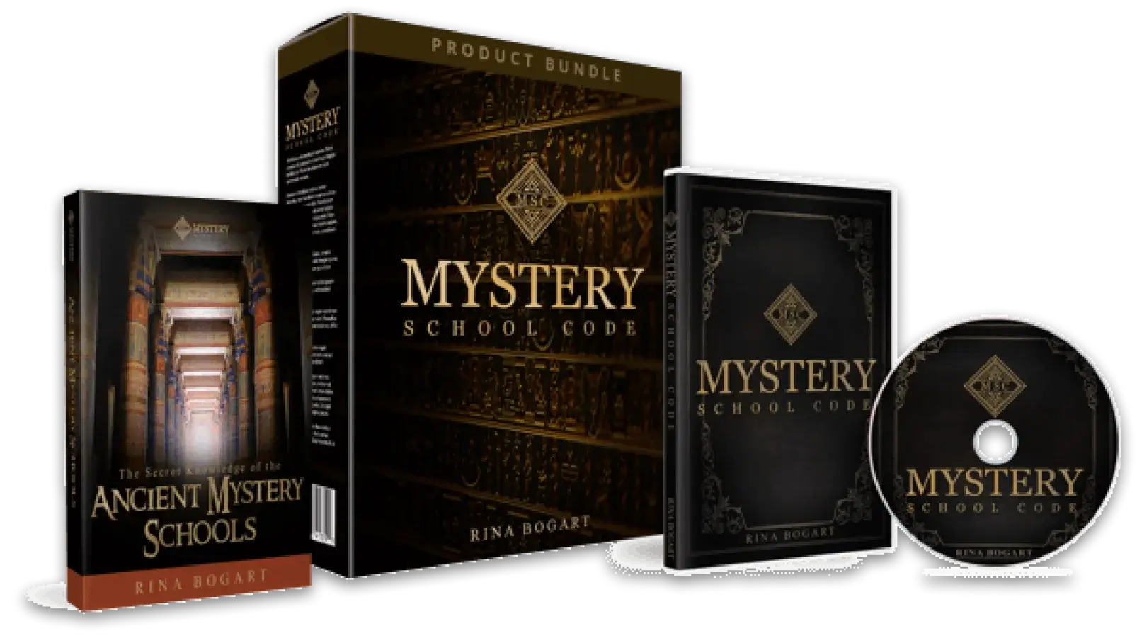 CDS, BOOKS AND DVDS OF THE MYSTERY CODE